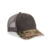 Distressed Camo Mesh-Back Cap Thumbnail