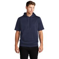 Sport Wick ® Fleece Short Sleeve Hooded Pullover Thumbnail