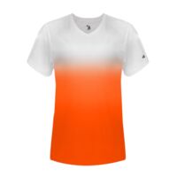 Women's V-Neck Ombre T-Shirt Thumbnail