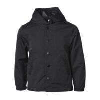Youth Water Resistant Hooded Windbreaker Coach's Jacket Thumbnail