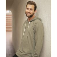 Unisex Icon Lightweight Loopback Terry Hooded Sweatshirt Thumbnail