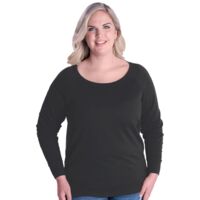 Women's Curvy Slouchy Pullover Thumbnail