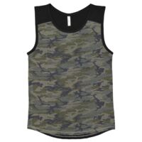 Men's Contrast Back Fine Jersey Tank Thumbnail