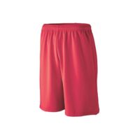Youth Longer Length Wicking Mesh Athletic Shorts Thumbnail