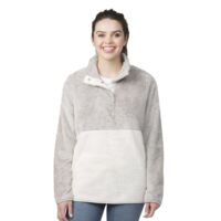 Unisex Fuzzy Half-Snap Fleece Pullover Thumbnail