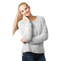 Women's Fuzzy Crewneck Fleece Thumbnail