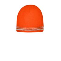 Lined Enhanced Visibility with Reflective Stripes Beanie Thumbnail
