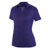 Women's Intensify Black Heather Polo Thumbnail
