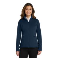 Women's Grid Fleece Jacket Thumbnail
