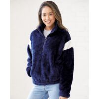 Women's Remy Fuzzy Fleece Quarter-Zip Pullover Thumbnail