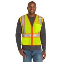 Ansi 107 Class 2 Mesh Zippered Two Tone Vest Thumbnail