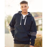 Men's Sport Lace Colorblocked Fleece Hooded Sweatshirt Thumbnail