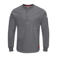 Men's Tall iQ Series® Plus Long Sleeve Henley Thumbnail