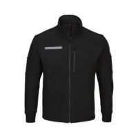 Men's Zip Front Fleece Jacket-Cotton /Spandex Blend Thumbnail