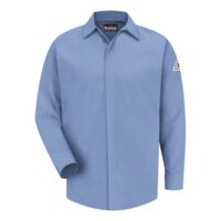 Men's Tall Concealed-Gripper Pocketless Work Shirt Thumbnail