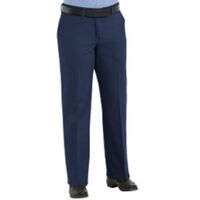Women's Plain Front Cotton Pants Thumbnail