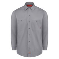 Men's Tall Industrial Long Sleeve Work Shirt Thumbnail