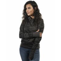 Women's Enzyme-Washed French Terry Hooded Sweatshirt Thumbnail