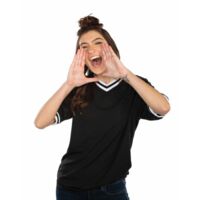 Retro V-Neck Baseball Jersey Thumbnail