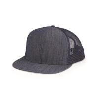 Flat Bill Six-Panel Trucker Cap Thumbnail