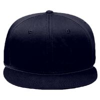 OTTO Superior Cotton Twill Round Flat Visor "OTTO SNAP" Six Panel Pro Style Snapback Hat Thumbnail