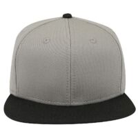OTTO Superior Cotton Twill Square Flat Visor "OTTO SNAP" Six Panel Pro Style Snapback Hat Thumbnail