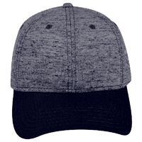 OTTO Rayon Blend Jersey Knit Cotton Twill Six Panel Low Profile Baseball Cap Thumbnail