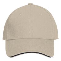OTTO Stretchable Superior Cotton Twill Sandwich Visor "OTTO FLEX" Six Panel Low Profile Baseball Cap Thumbnail