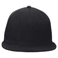 OTTO Stretchable Wool Blend Square Flat Visor "OTTO FLEX" Six Panel Pro Style Baseball Cap Thumbnail