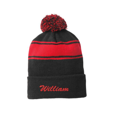 Personalized Christmas Pom-Pom Beanie Thumbnail