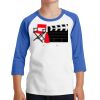 Youth Core Blend 3/4 Sleeve Raglan Tee Thumbnail