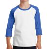 Youth Core Blend 3/4 Sleeve Raglan Tee Thumbnail
