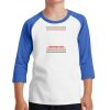 Youth Core Blend 3/4 Sleeve Raglan Tee Thumbnail
